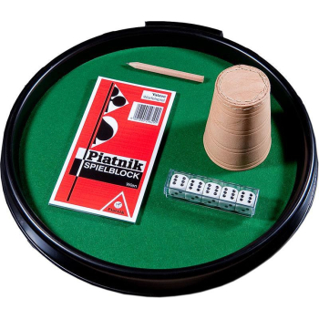 Kości oczkowe z tacką, kubkiem i bloczkiem PIATNIK